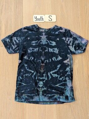 New Reverse Tiedye Unisex Youth Short Sleeve Shirt